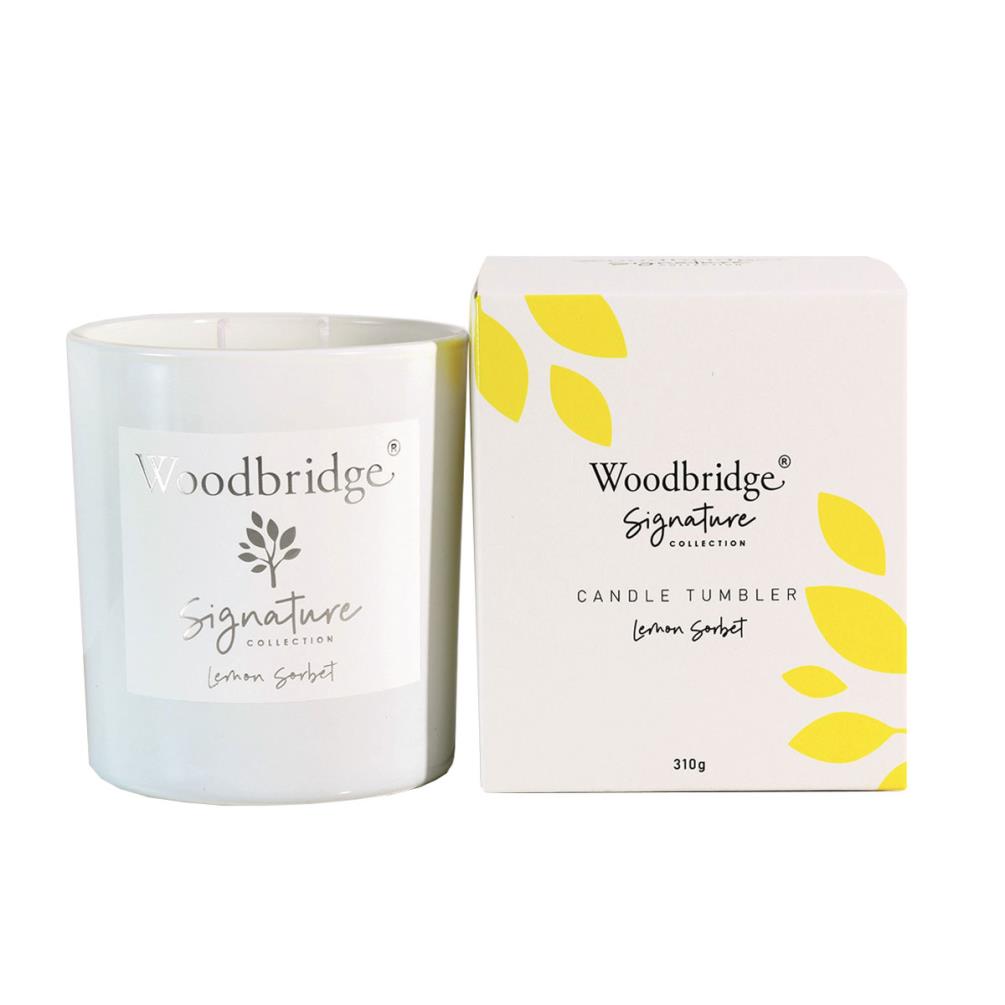 Woodbridge Lemon Sorbet 2 Wick Boxed Tumbler Candle £11.69